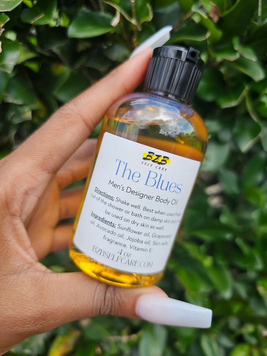 "The Blues" Men's Designer Body Oil