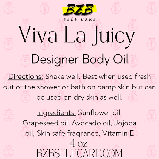 Viva La Juicy Designer Inspired Body Oil-Limited Edition